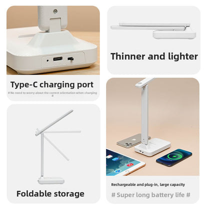 LED folding desk lamp for eye protection